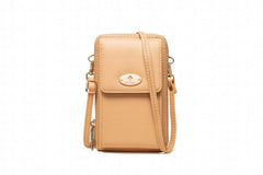 Double-layer Zipper Mobile Phone Bag Messenger Mini Shoulder Bag