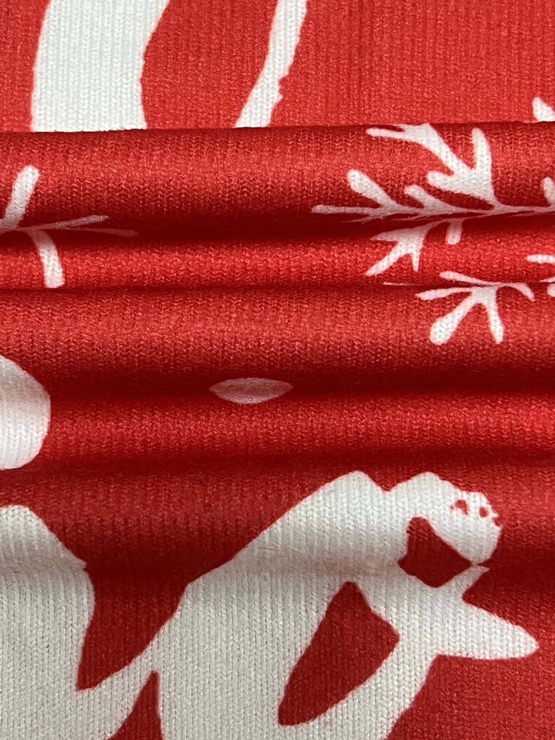  Christmas Casual Cardigan - Tree & Elk Print Long Sleeve