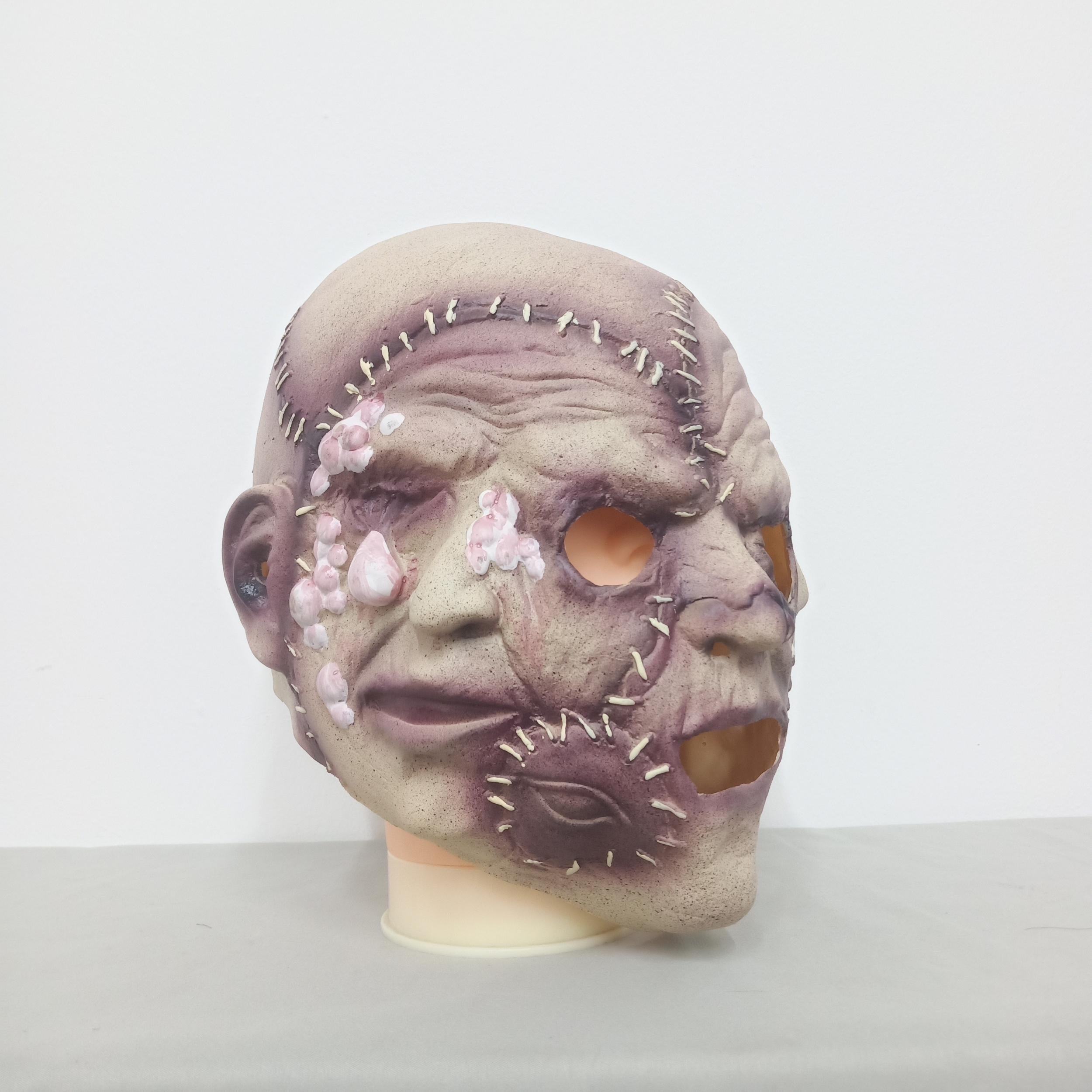 Halloween Three-faced Ghost Headgear Masquerade Mask