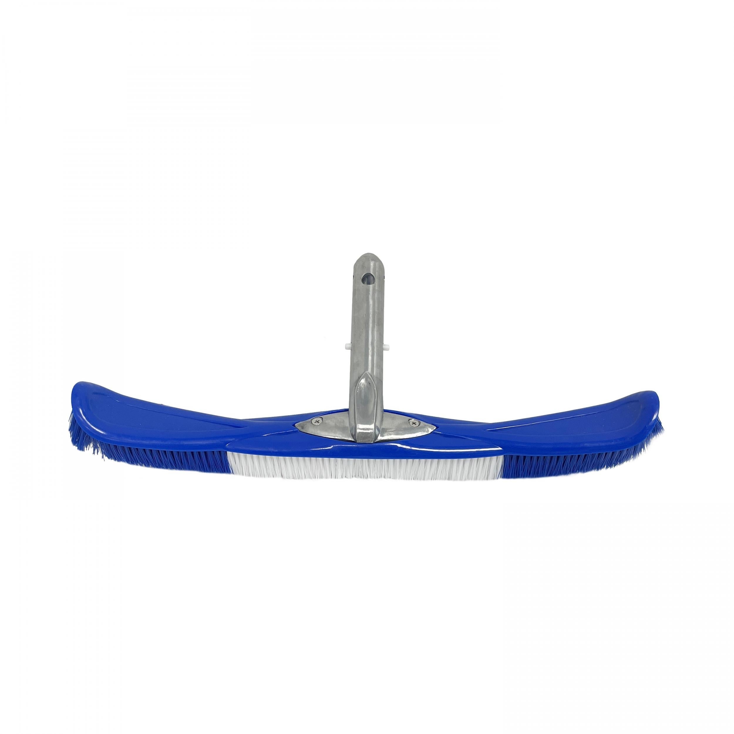 Flexible Bristle Brush Aluminum Handle Clean Pool Walls Tile Floors