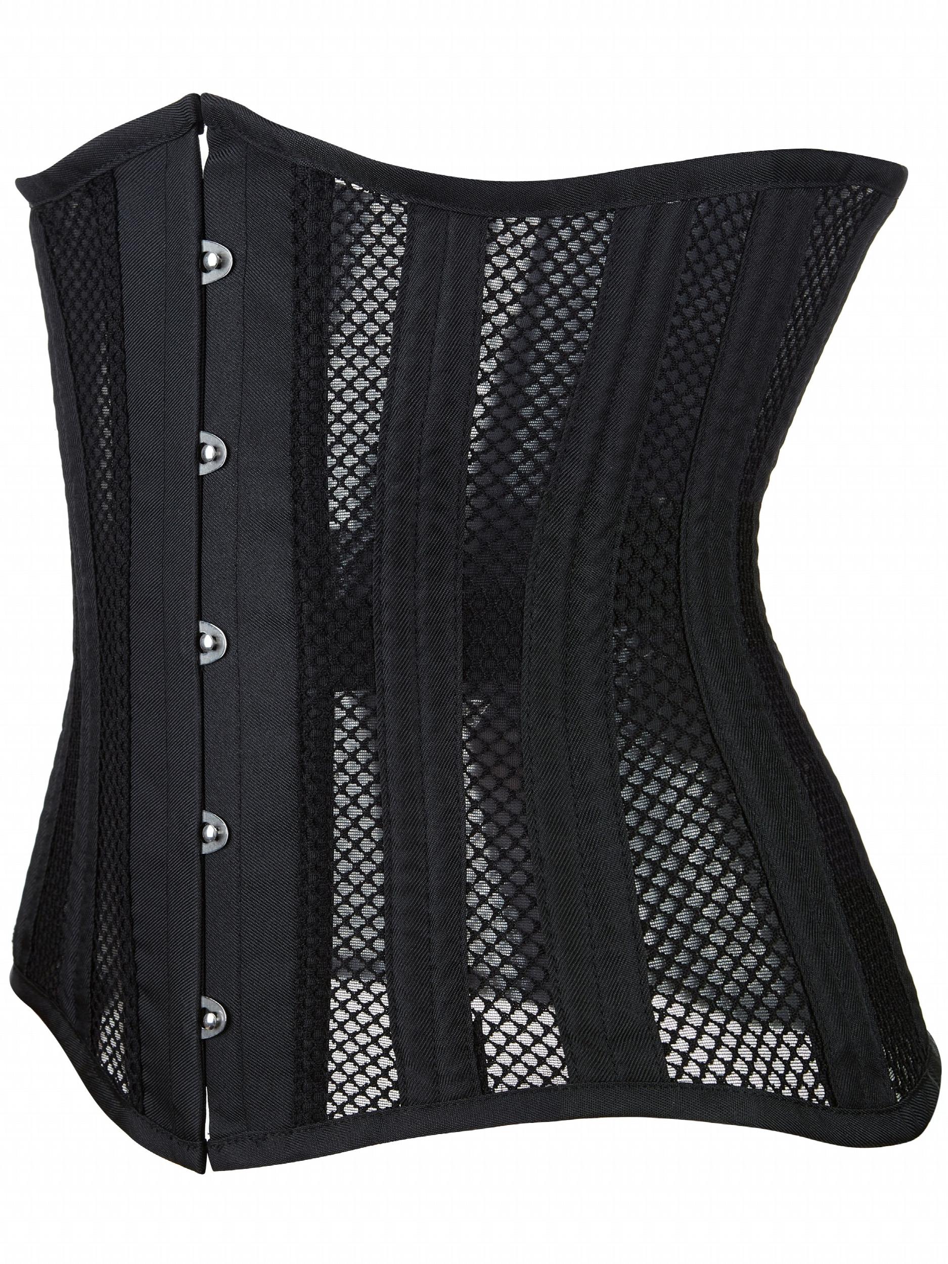 26 Steel Boned Plus Size Lace Up Corset Waist Training Shapewear
