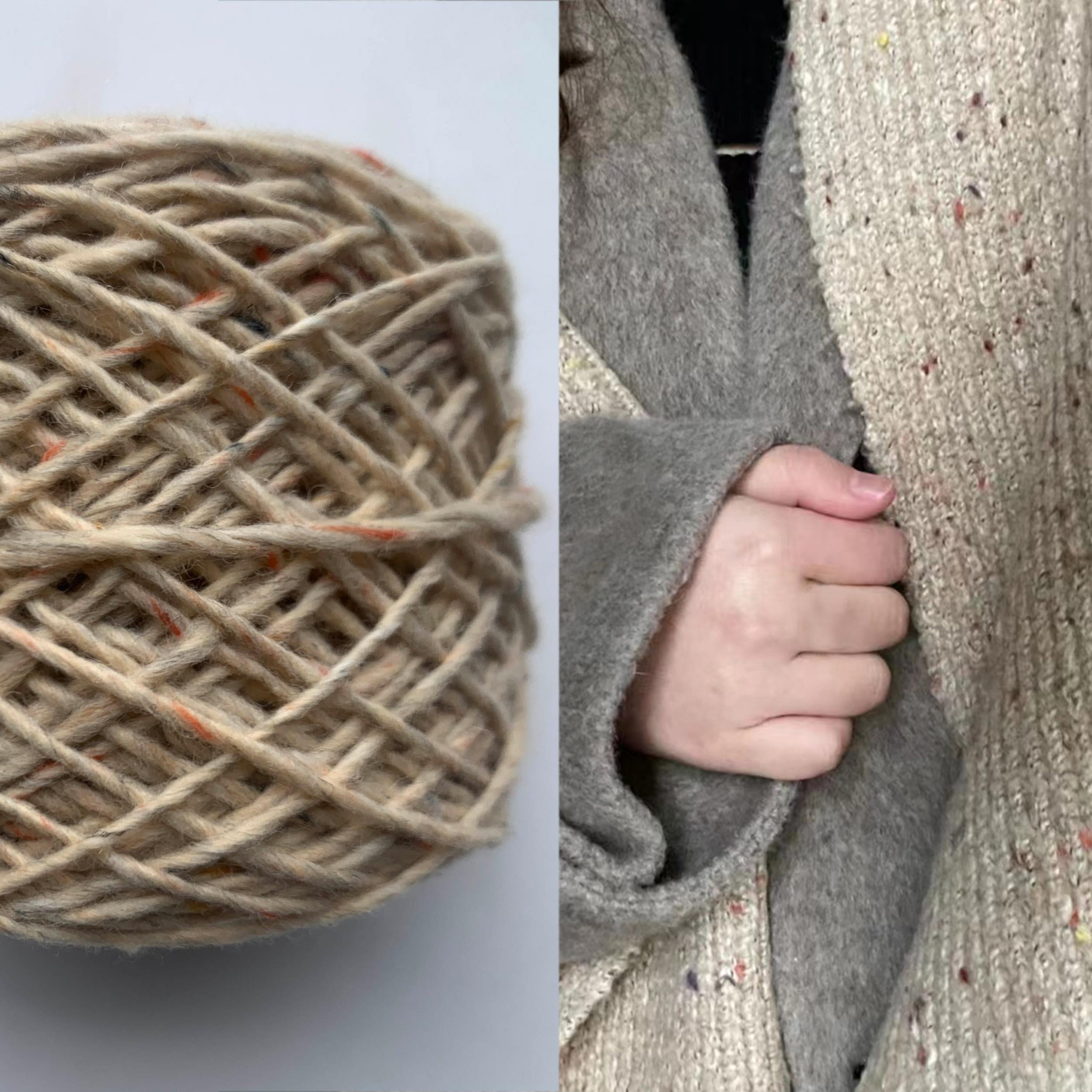 Warm High 30 Wool 70 Acrylic Colored Dots Icelandic Wool