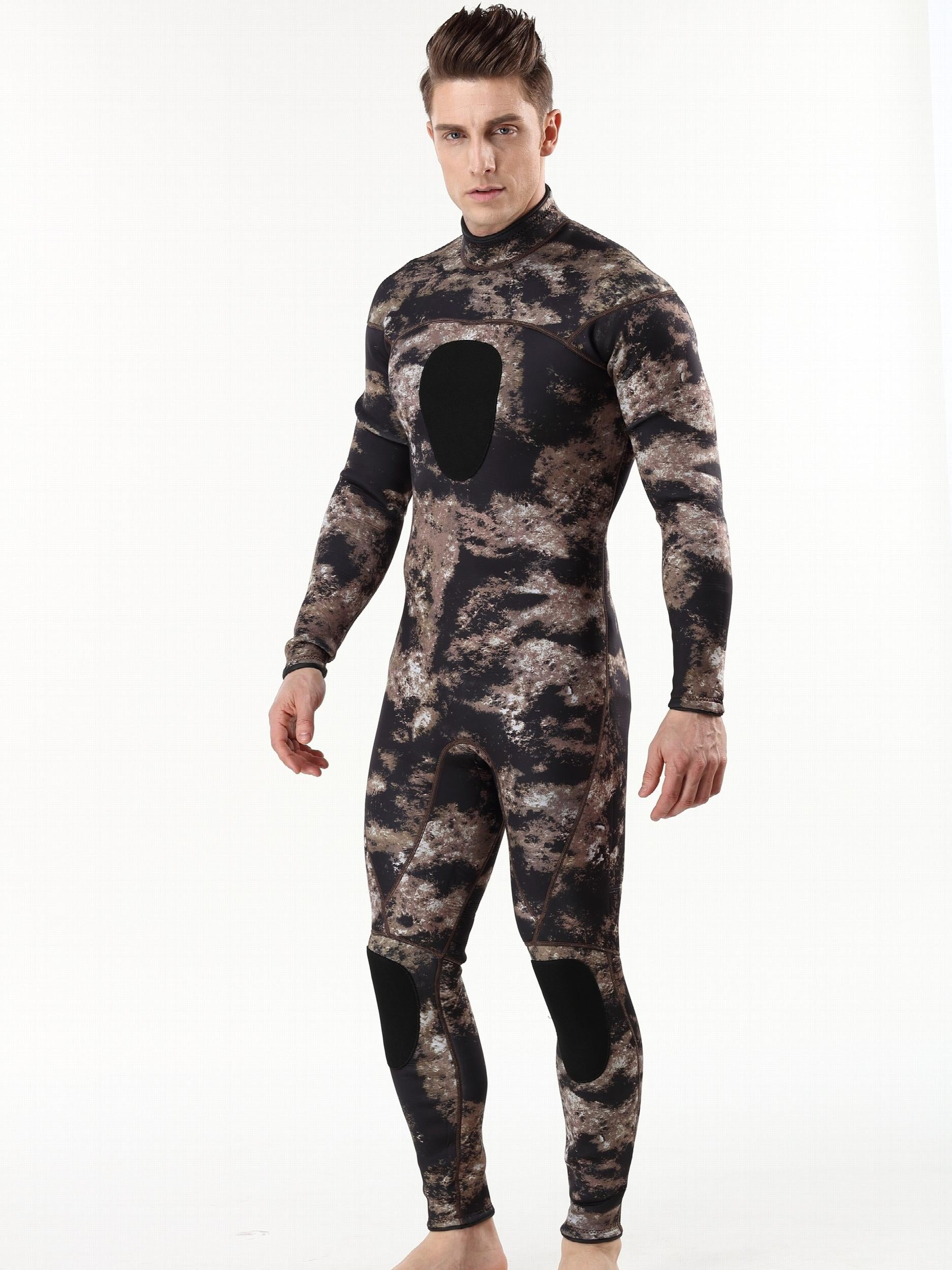 3mm Men's Skinny Fit Tie Dye Long Sleeve Diving Suit