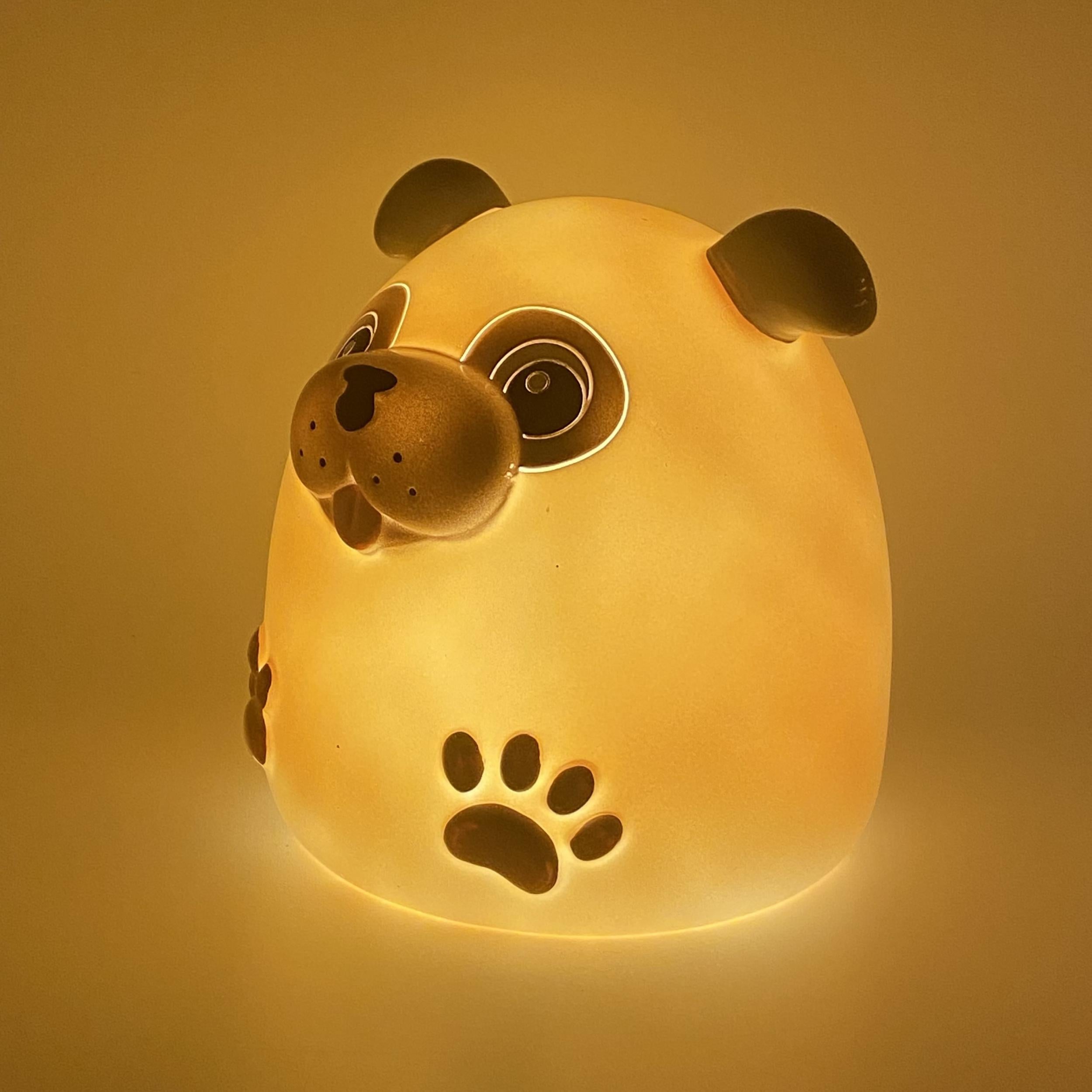 Children's Dog LED Night Light for Bedside, Bedroom Sleep Light