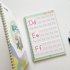 Grooved Letter Tracing Book & Writing Tools Set