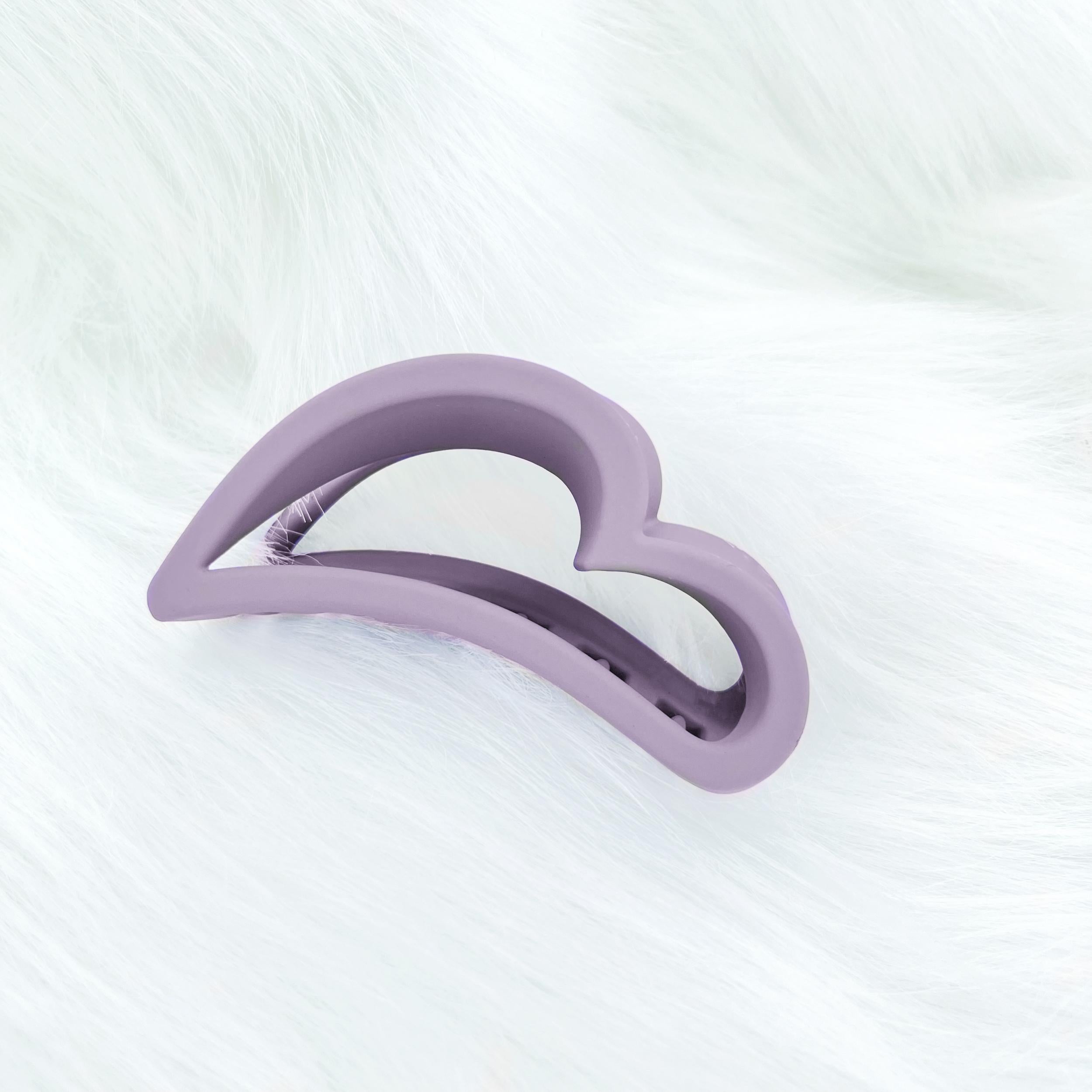 Heart Shape Hair Claw Frosted Hair Accessory