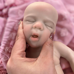 Realistic Silicone Baby Doll with Open Mouth Soft Touch Reborn Doll - Pascale