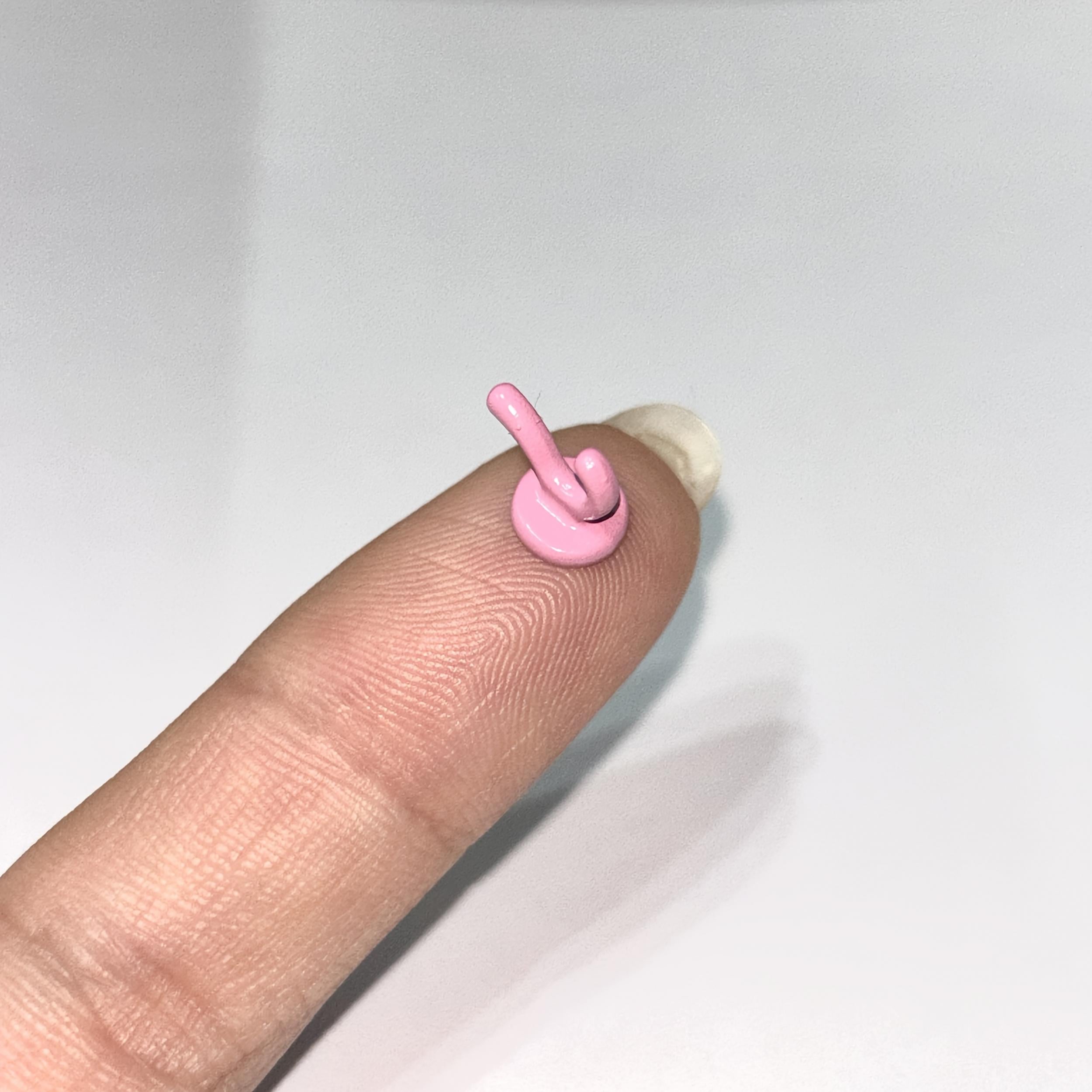 6pcs 1SET Dollhouse Wall Clothes Hook Mini Simulation No Glue