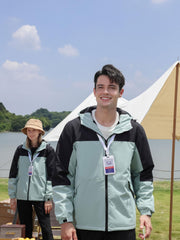 Soft shell Ski Hooded Jacket Waterproof & Windproof Plush Inner