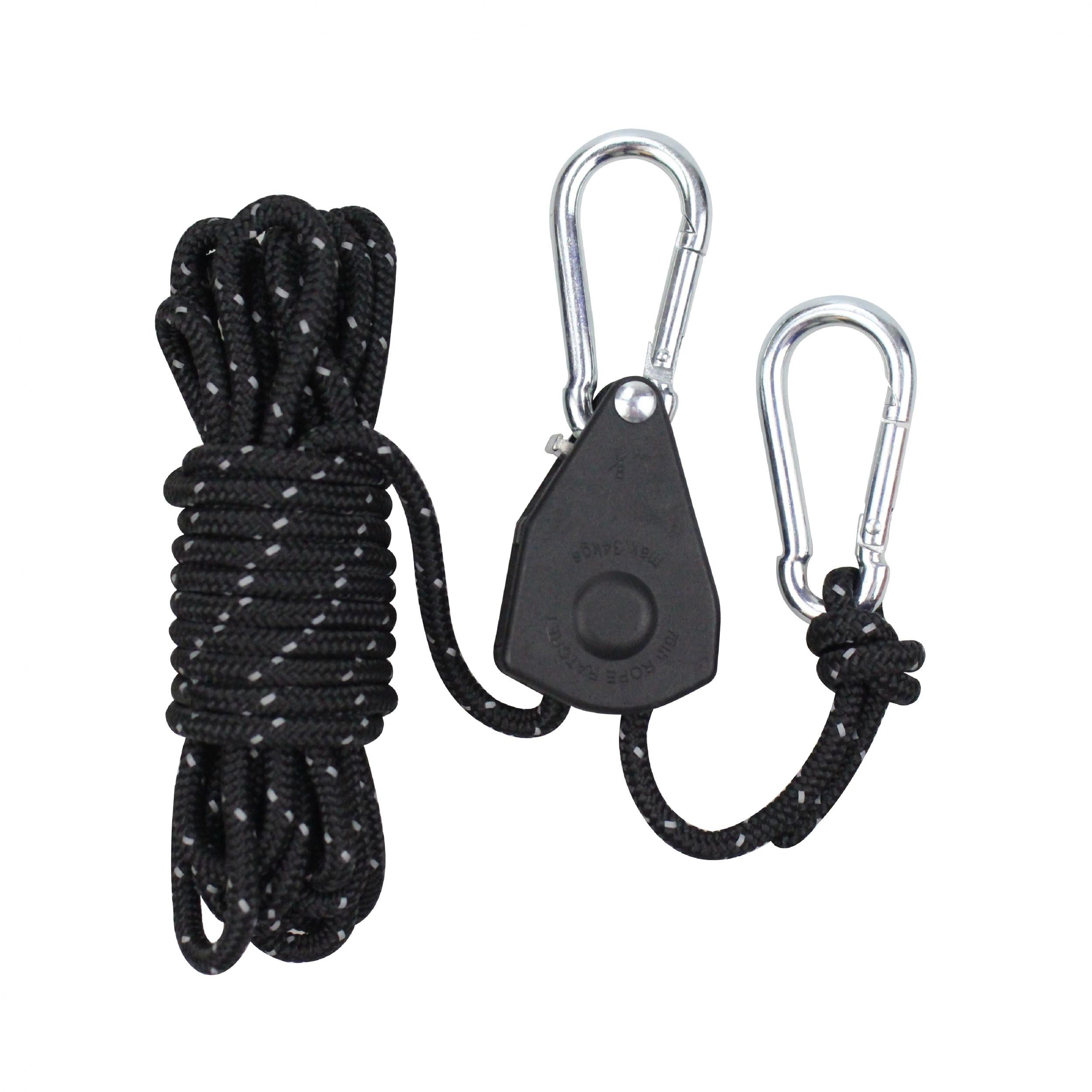 Outdoor Camping Canopy Wind Rope With Pulley Reflective Tent Rope