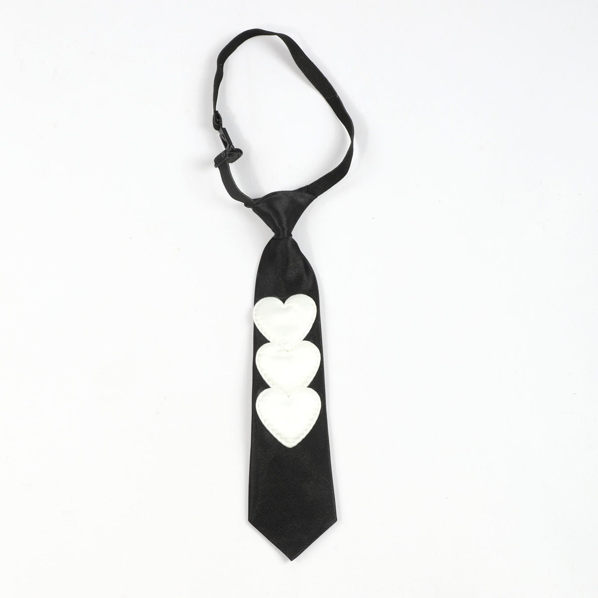 Heart Patch Necktie Casual Tie For Women