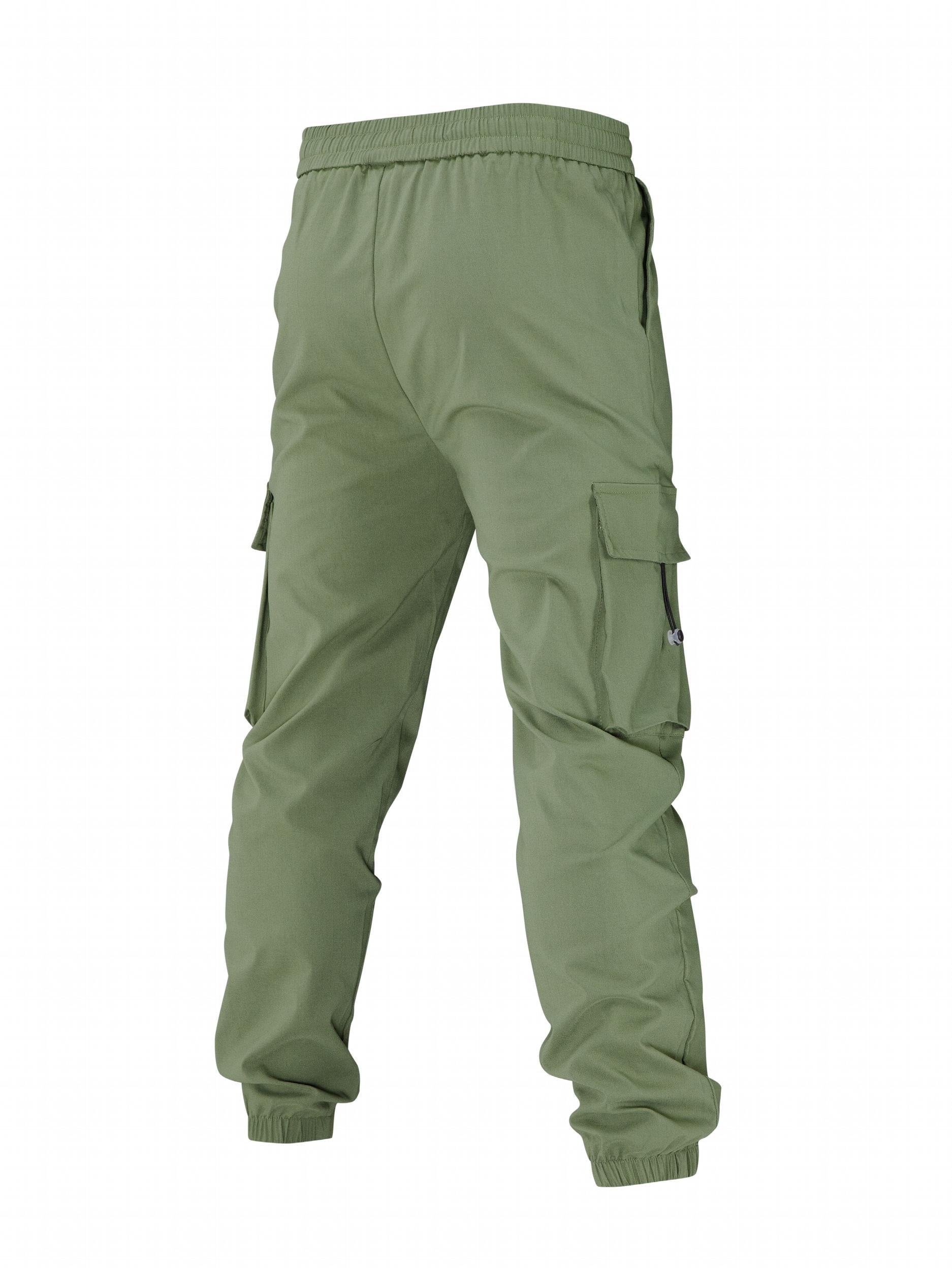 Med Corps Flap Pocket Cargo Pants Men's Drawstring Joggers