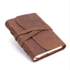 Retro Crazy Horse Leather Notepad Gift