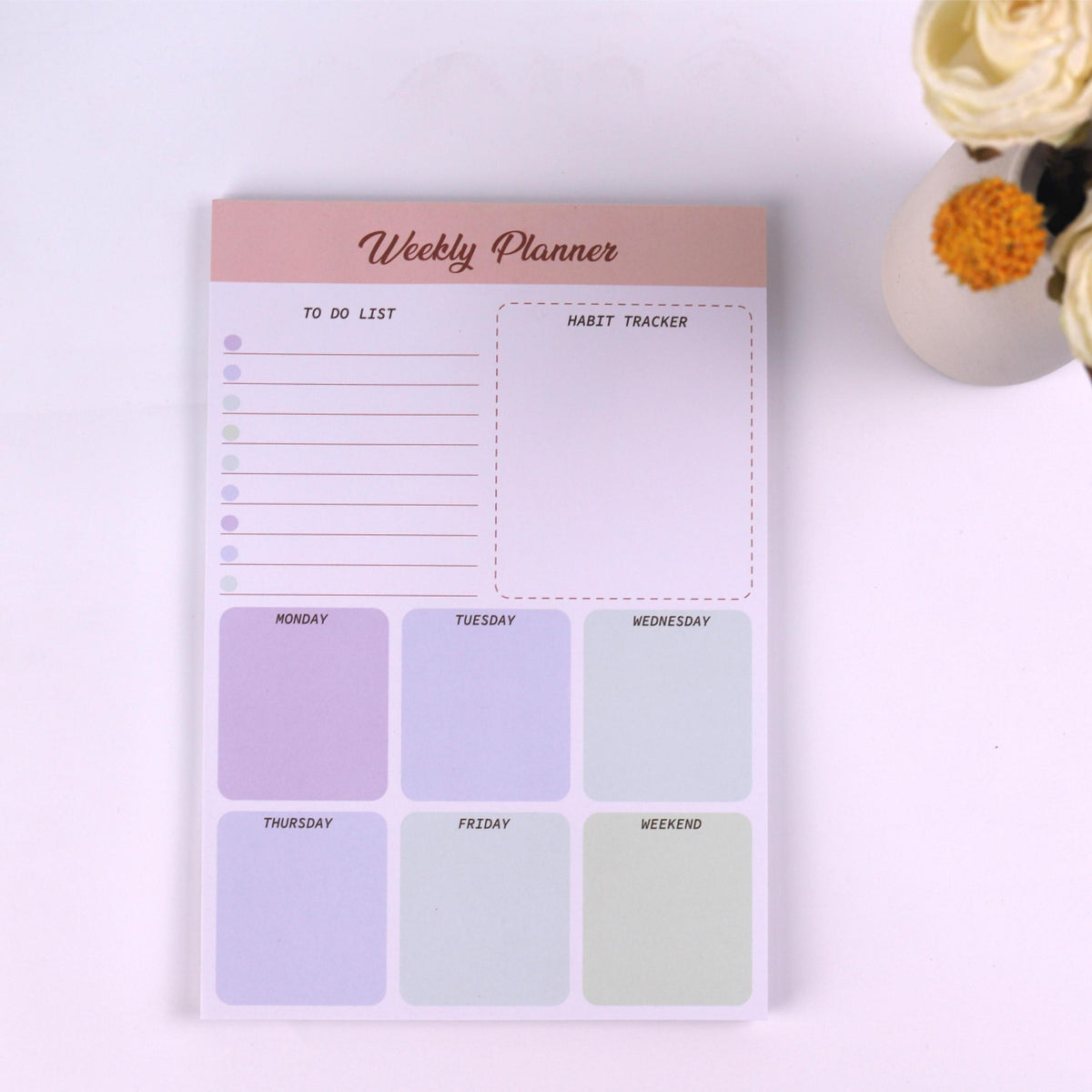 Weekly Plan Memo Book - Magnetic Attraction Design