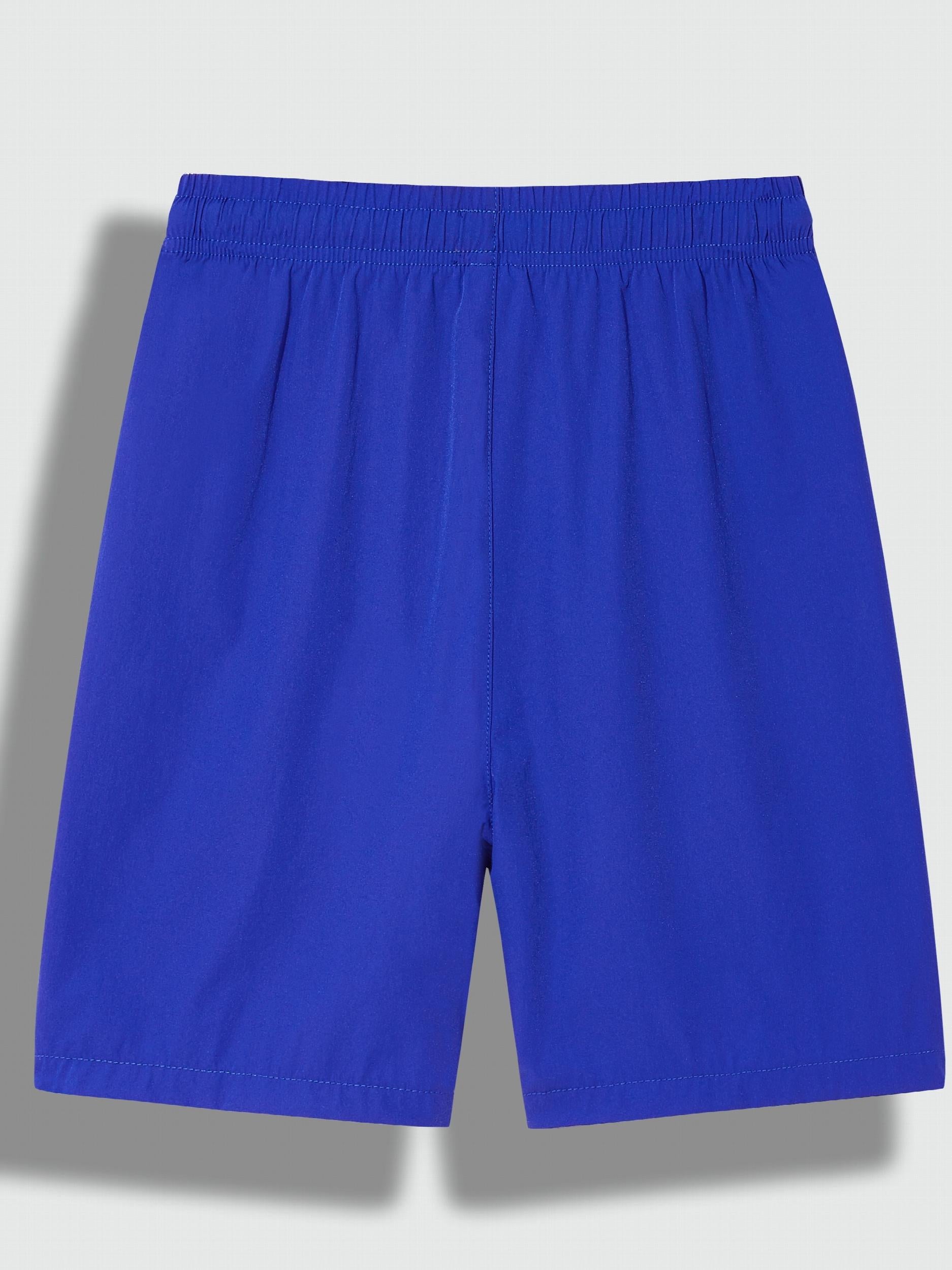 Boys Beach Shorts Quick Dry Drawstring Seaside Shorts