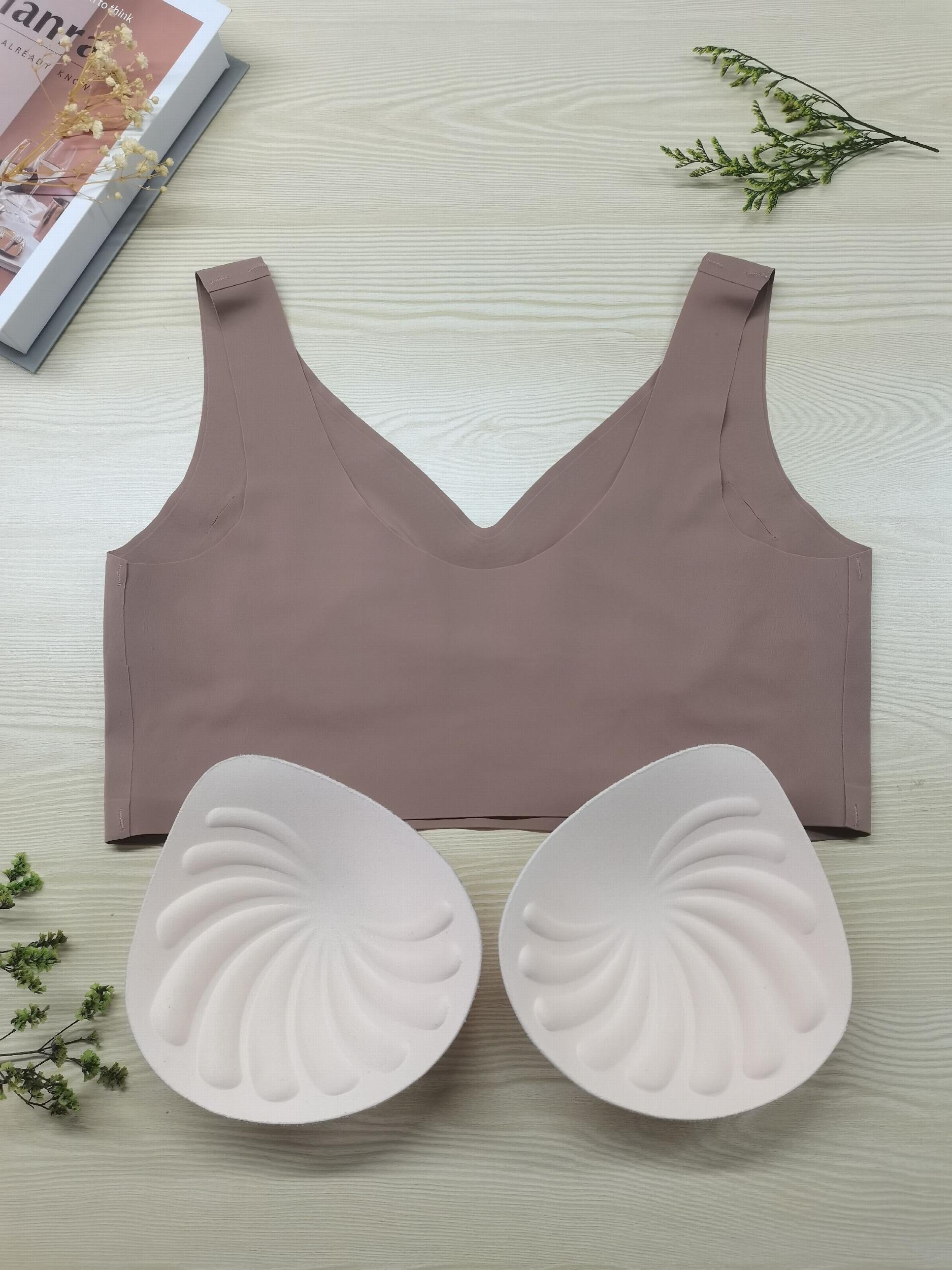  Sports Bra Seamless Padded High Stretch Bralette