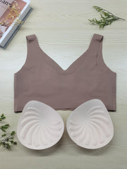  Sports Bra Seamless Padded High Stretch Bralette