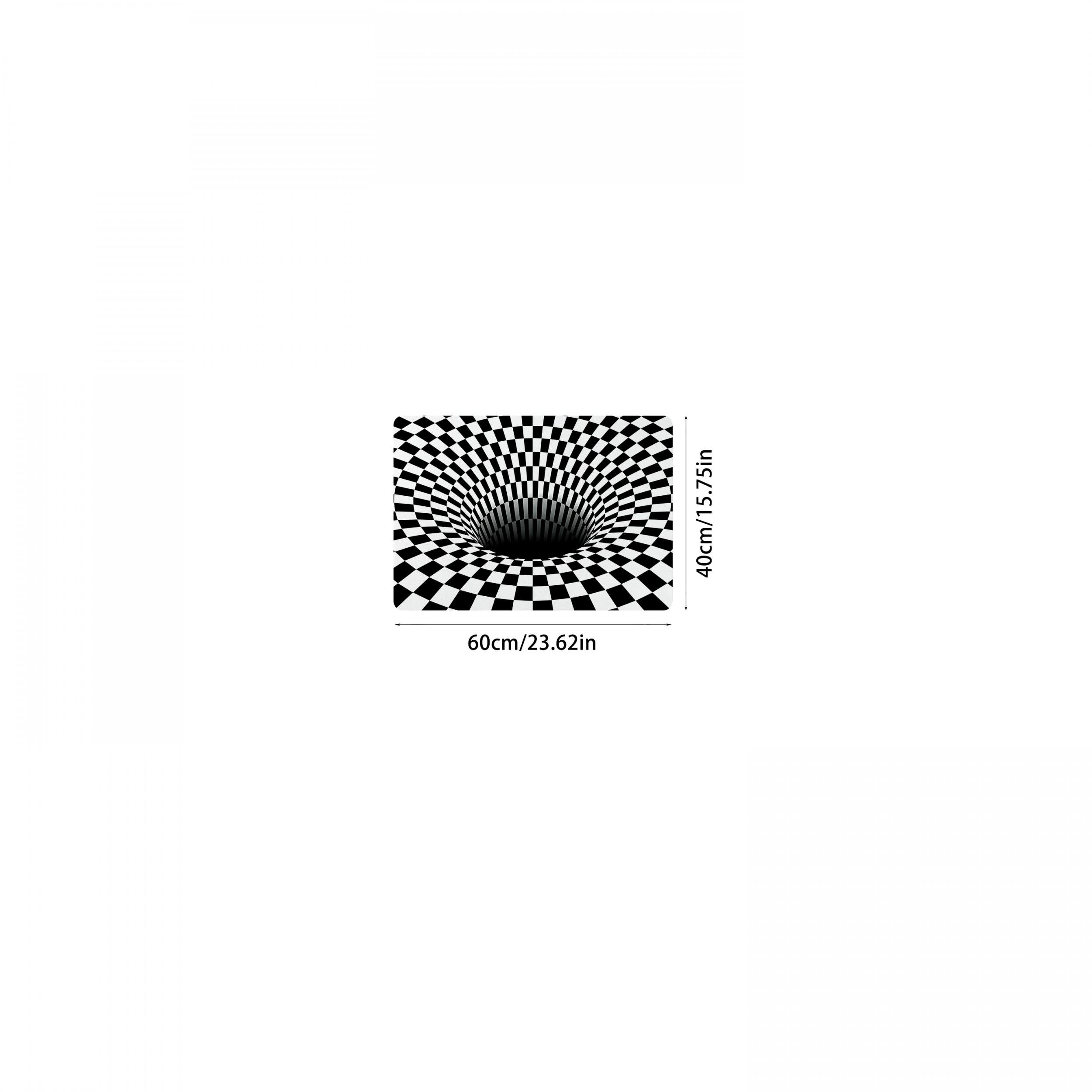 3D Geometric Optical Front Door Floor Mat
