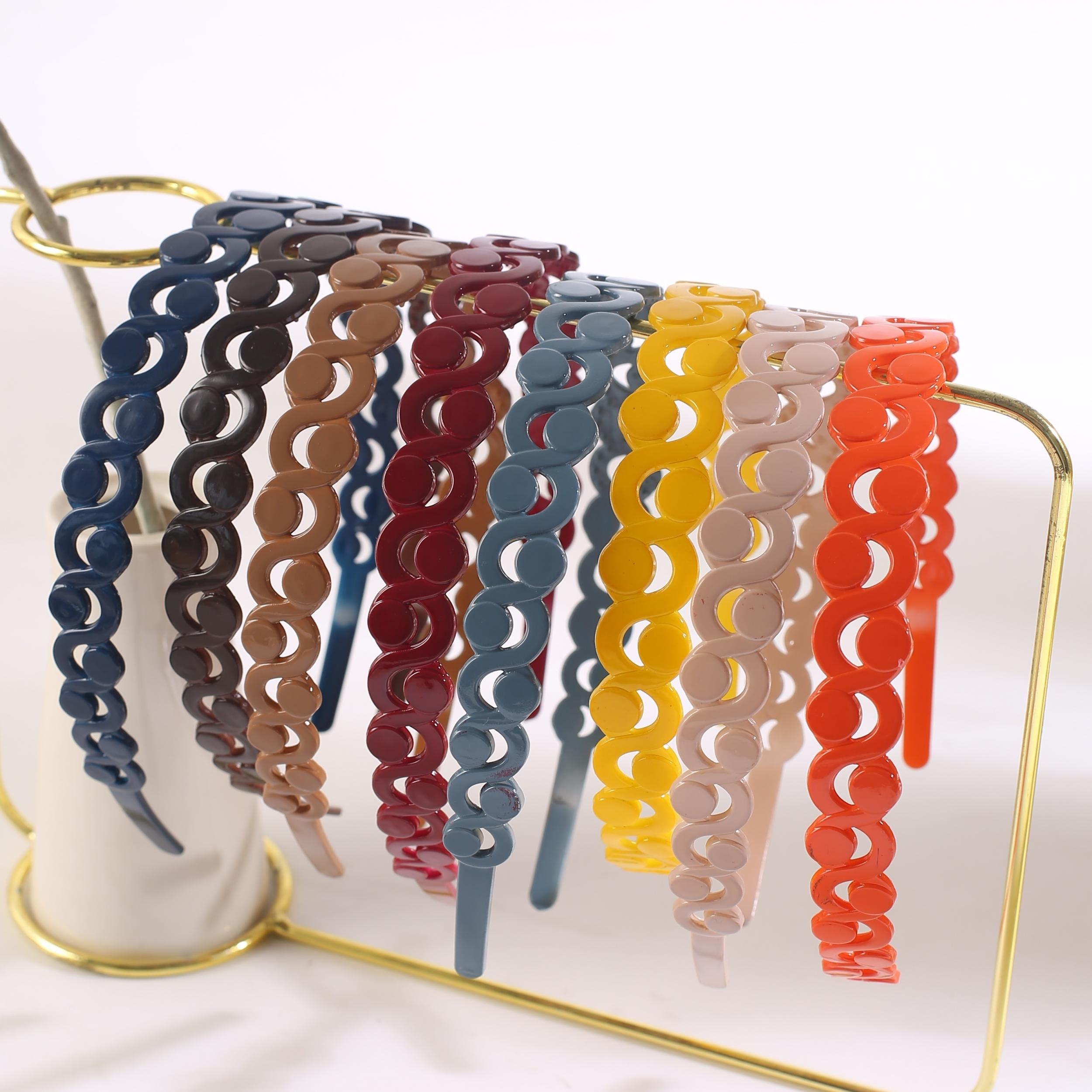 Colorful Hair Accessories Hair Hoops for Washing Face Spa Women's Head Hoops