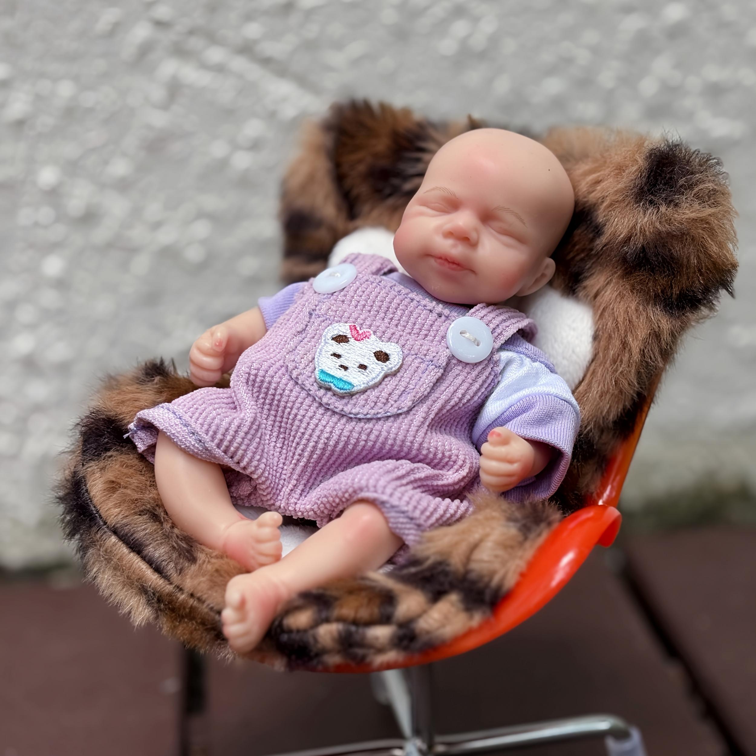 6" Mini Palm Reborn Doll Girl Pascale Soft Silicone Bebe Reborn Doll