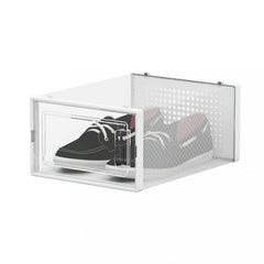 12pcs Foldable Shoes Storage Drawer Box Portable Stackable Shoes Shel
