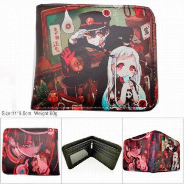 IVYYE Toilet-Bound Hanako-kun Anime Wallet Zipper Coin Purse Card Holder