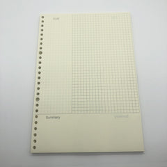 B5 Journal Notebook Refills 26 Holes 60 Sheets