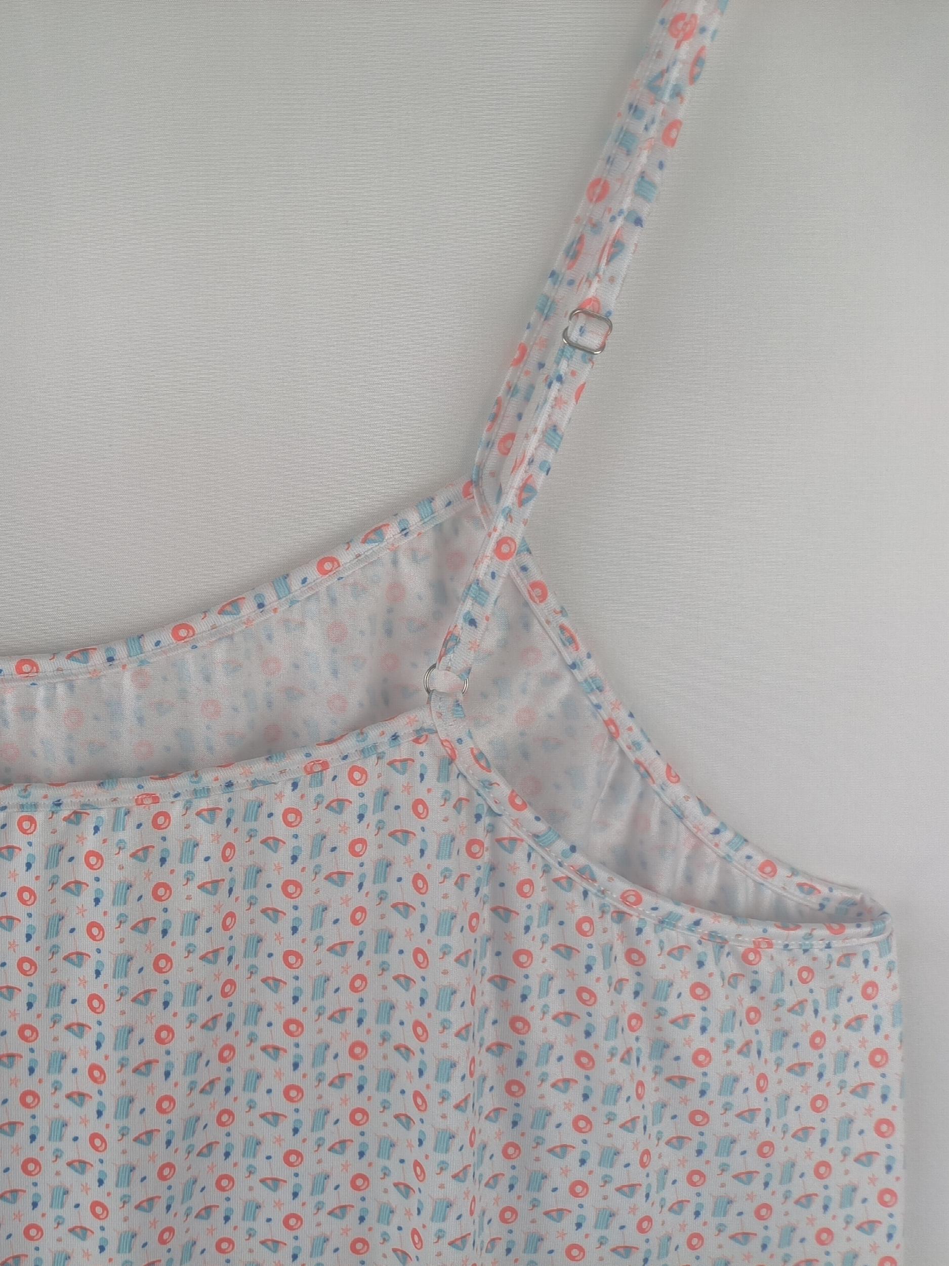  Ditsy Floral Print Cami Sleep Dress