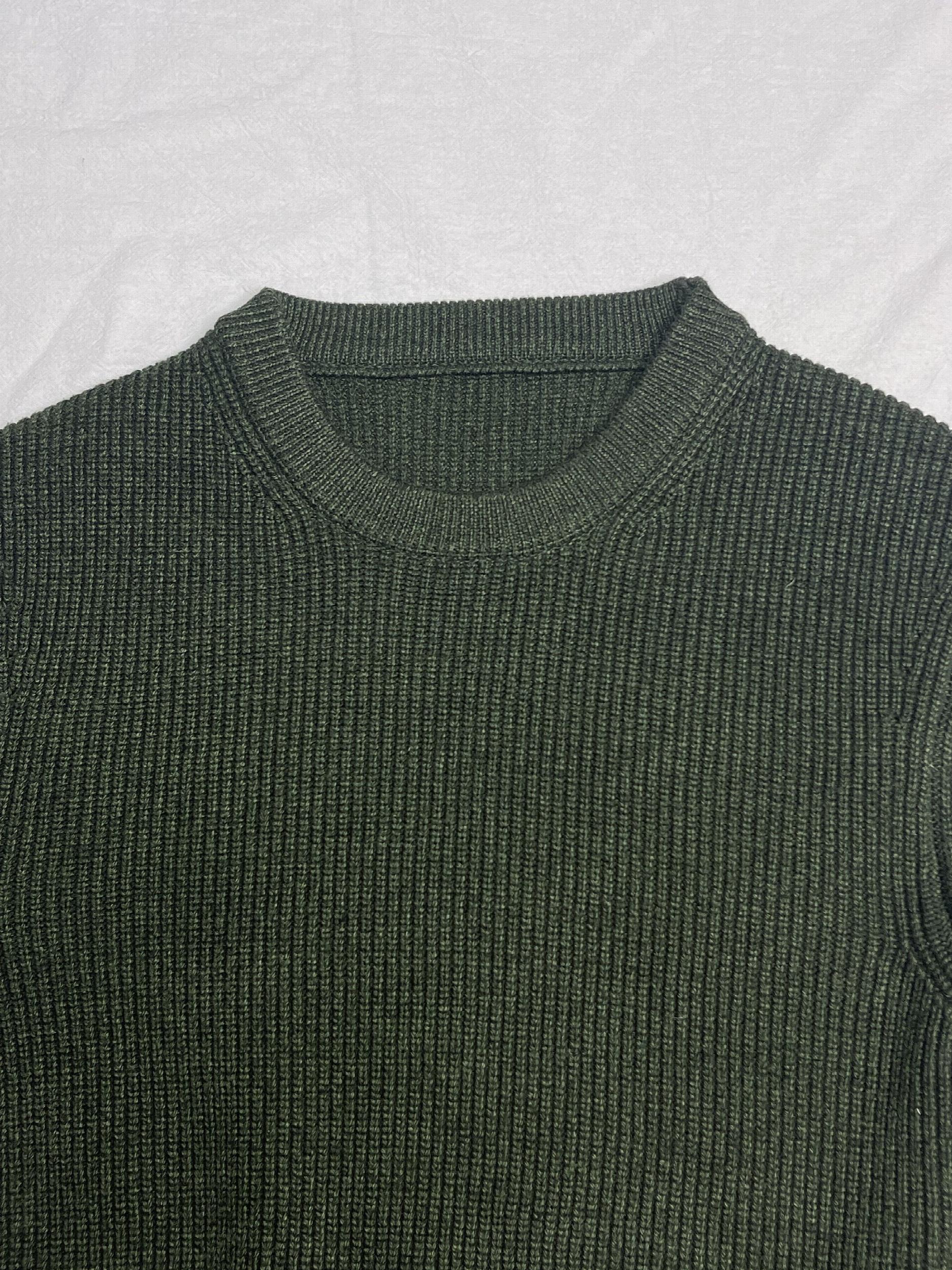 Men's Warm Knitted Sweater High Stretch Pullover for Fall Winter