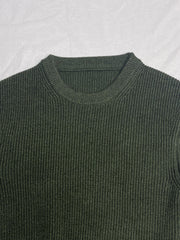 Men's Warm Knitted Sweater High Stretch Pullover for Fall Winter