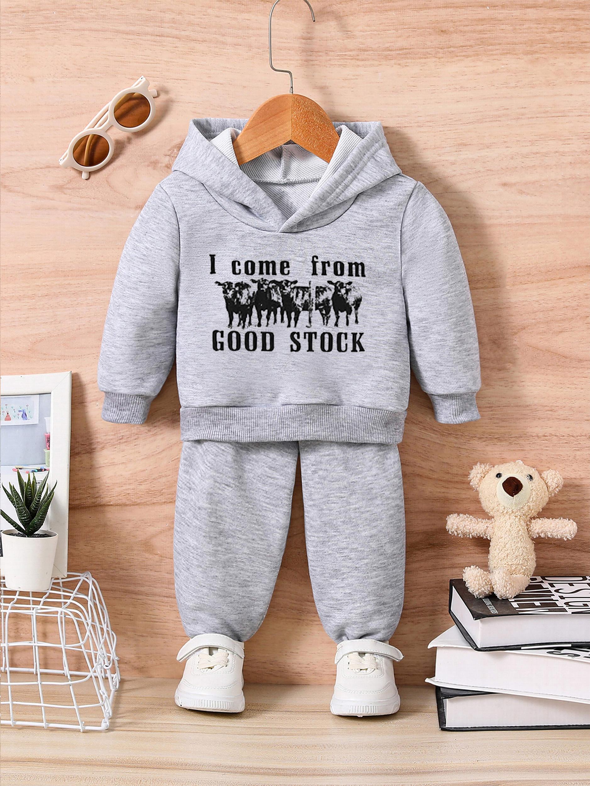 Bull FARM BABY Print Kids Outfit Set