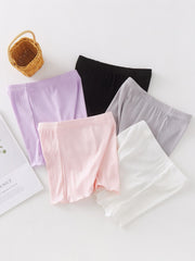 5pcs Girls Modal Butterfly Boxer Briefs Soft Comfortable Kids Clothes