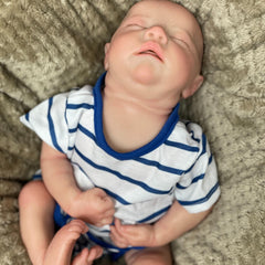 16Inch Open Mouth Levi Boy Reborn Silicone Dolls Soft Full Body