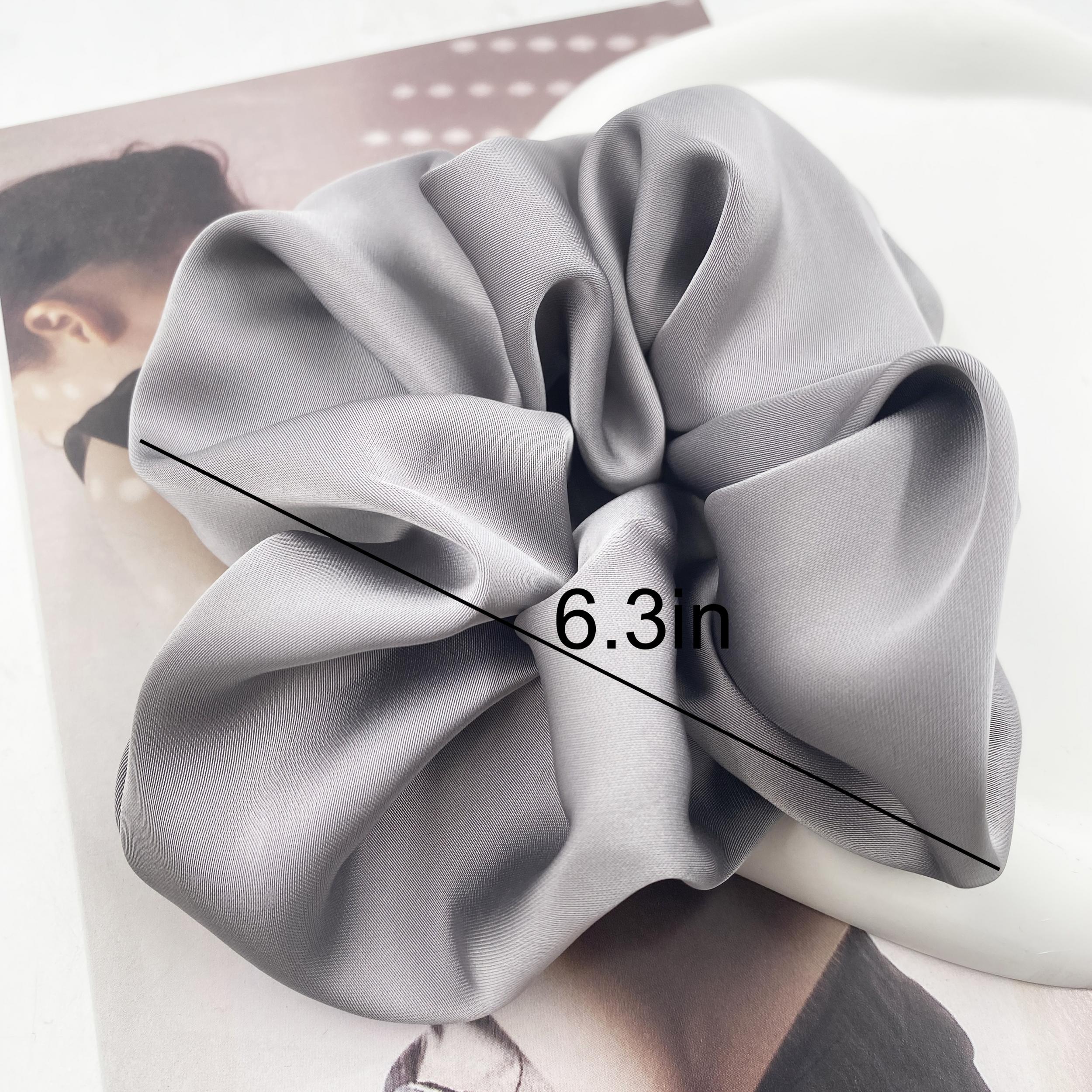 Soft Satin Hair Scrunchies Ponytails Holder Elastic Hair Bands Hair Accessories