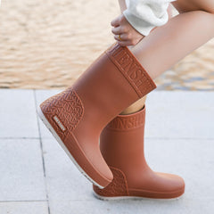 Women's Stylish Waterproof High Tube Rain Boots