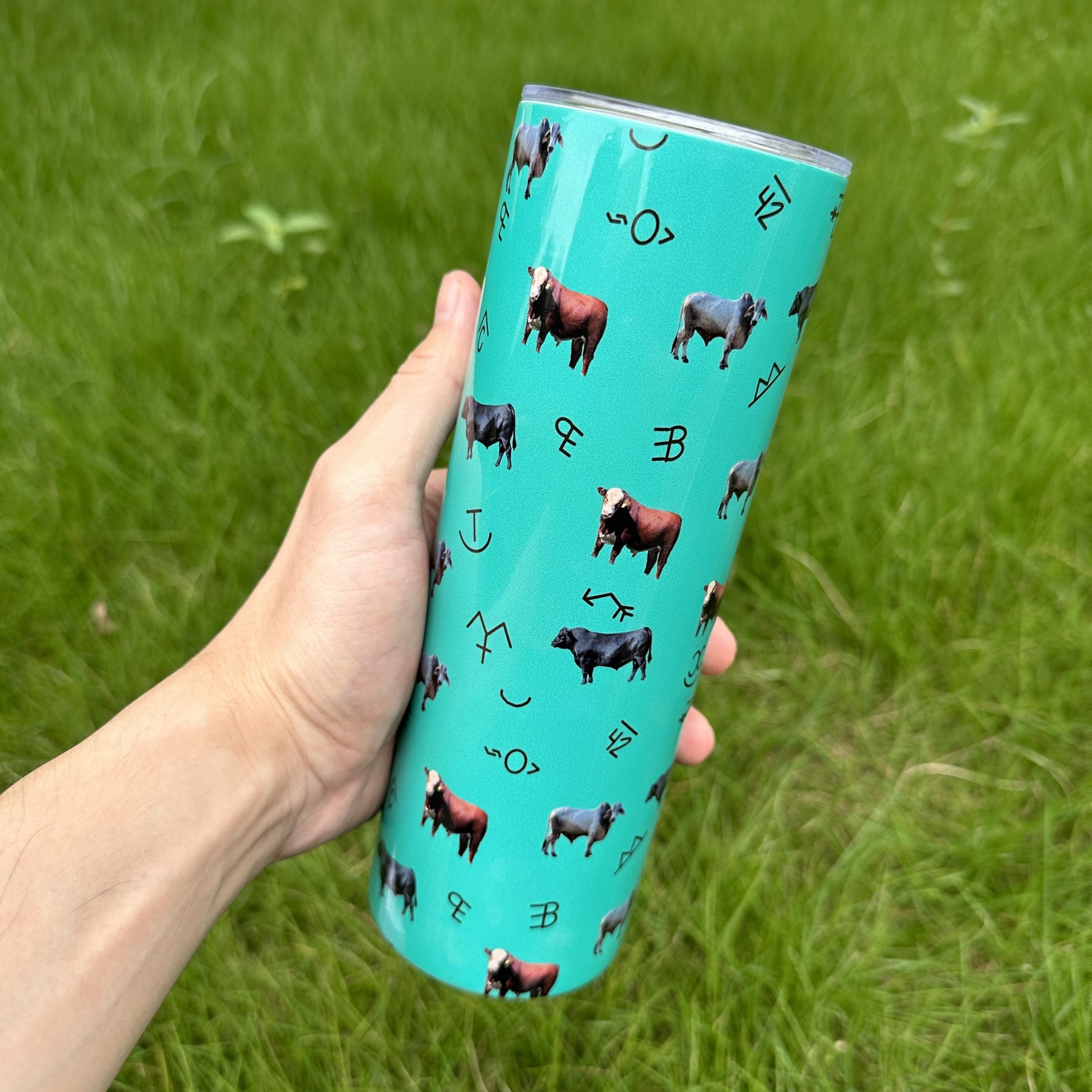 Cartoon Printed Stainless Steel Water Bottle 20oz Leakproof Insulation Cup