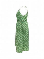  Graphic Print Maxi Cami Dress