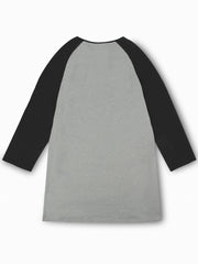  Nightdress Women's Plus Cartoon Eagle & Letter Print Raglan Sleeve Rou
