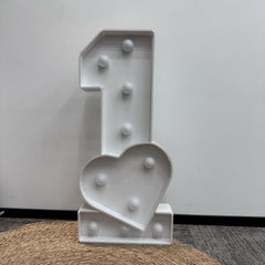3D Number 73 Birthday Anniversary 10-80 ONE Easy Assembly Party Supplies