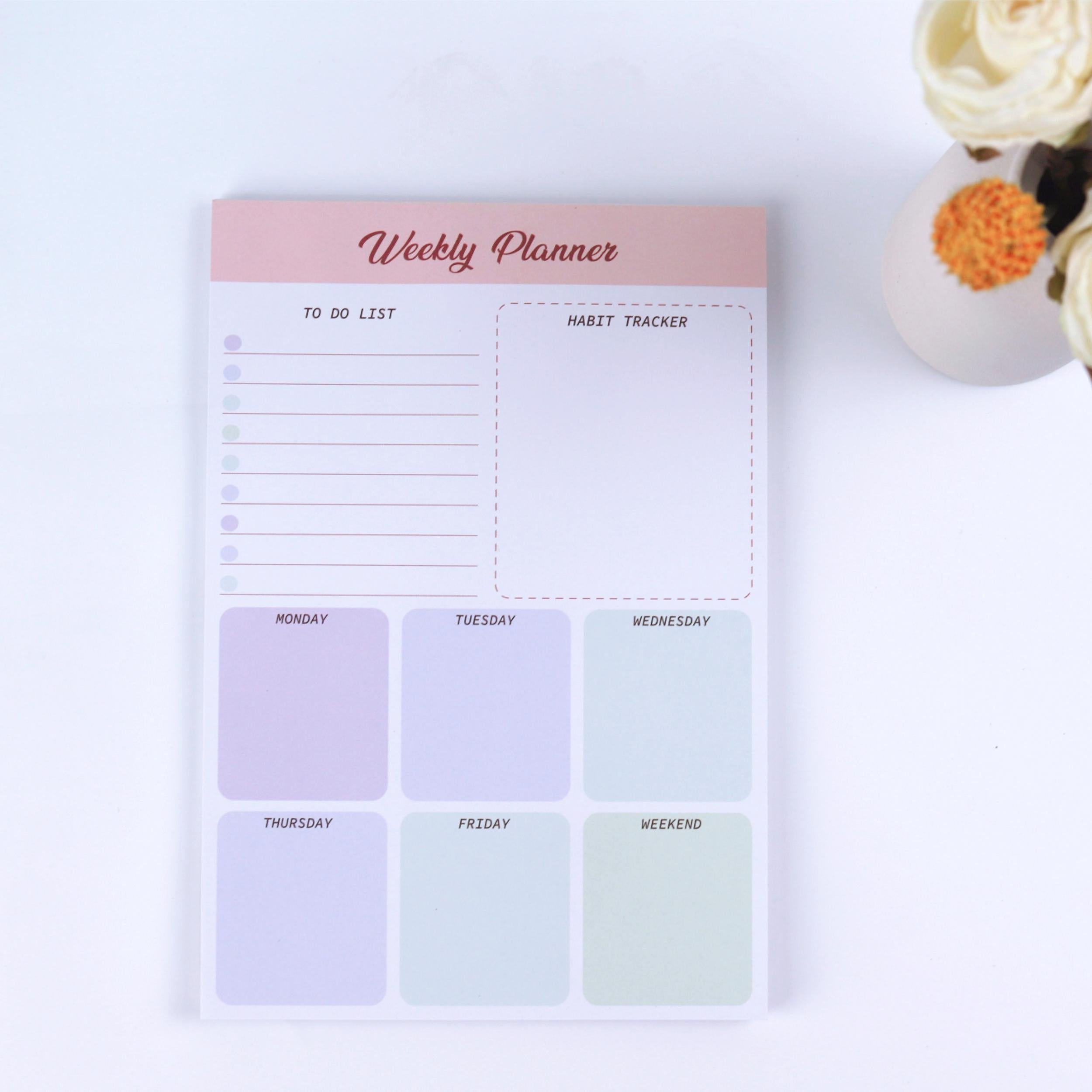 Weekly Plan Memo Book - Magnetic Attraction Design