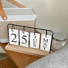 Creative DIY Desktop Calendar Office Decoration Holiday Calendar