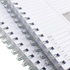 Daily Planner Undated Hourly Schedule To Do List Notes Meals