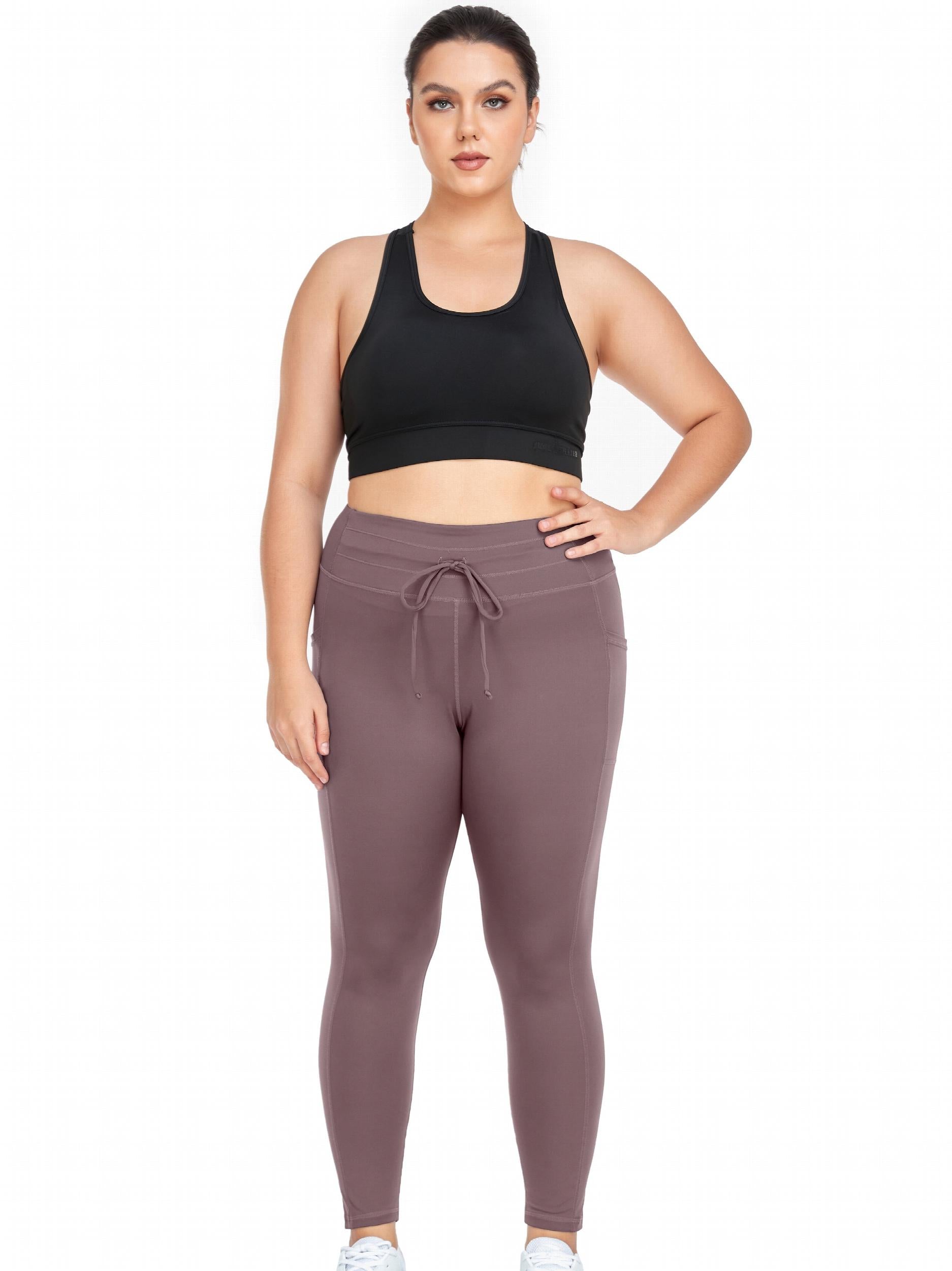  High Rise Yoga Leggings With Pockets