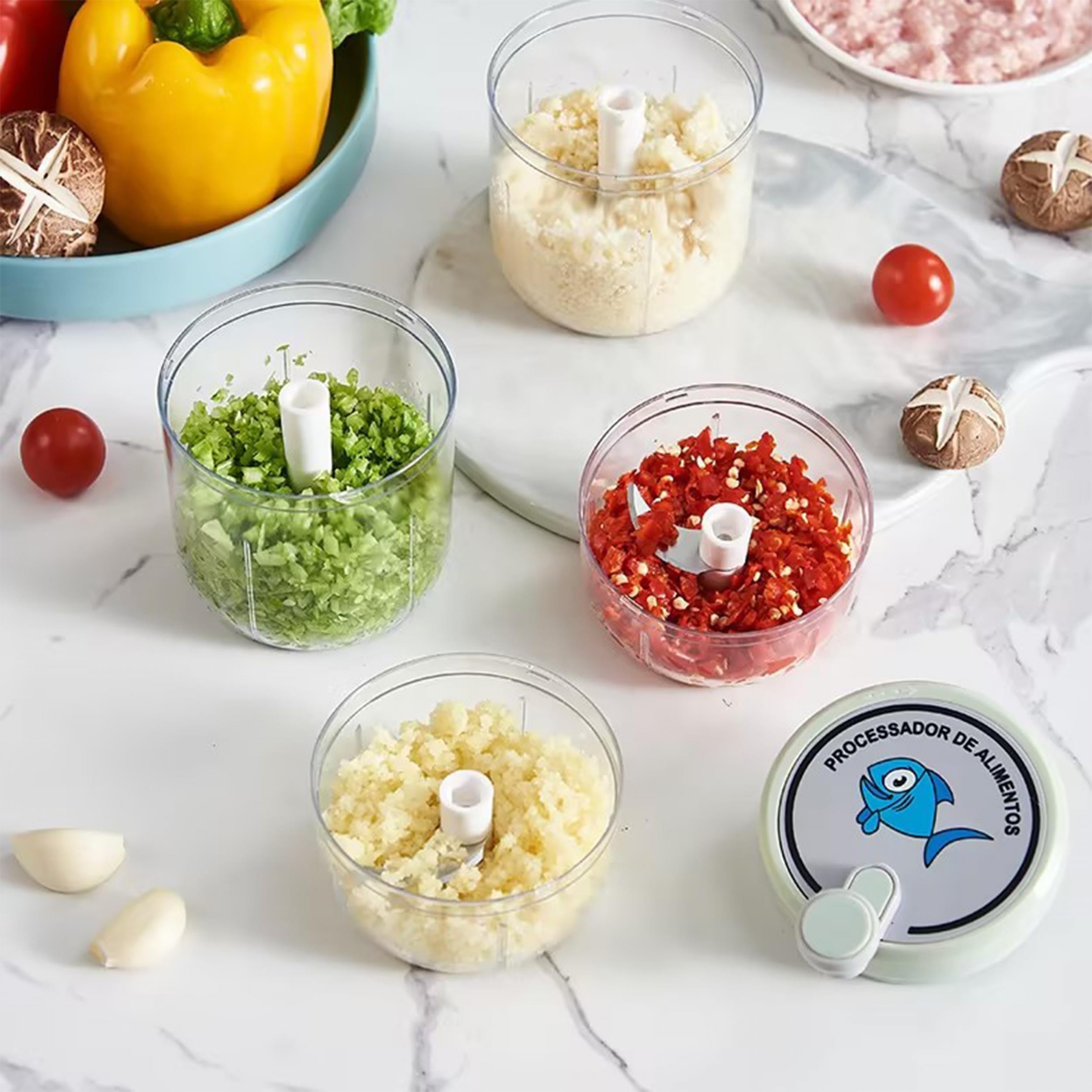 Vegetable Cutter Garlic Grinder Fruit Crusher Kitchen Tool