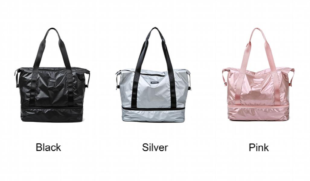 Waterproof Oxford Dry Wet Women Trip Handbag Gym Bag