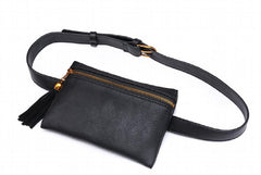 Women Waist Bag Tassel Fanny Pack Belt Small Cell Phone Purse