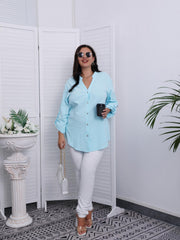  Casual Blouse Women's Plus