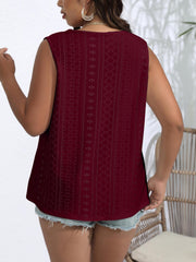 Women's Tank Top Lace V Neck Medium Stretch