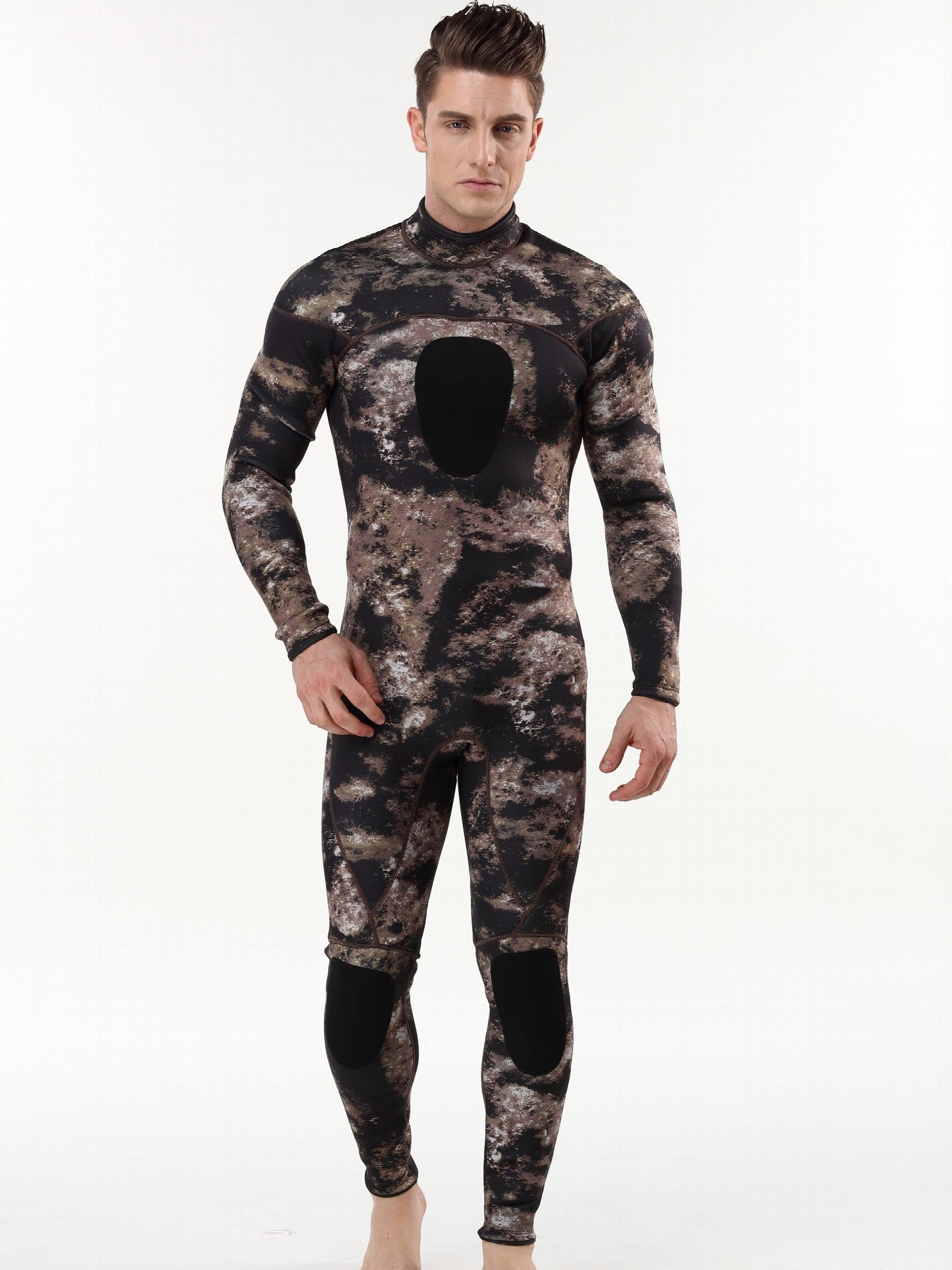 3mm Men's Skinny Fit Tie Dye Long Sleeve Diving Suit