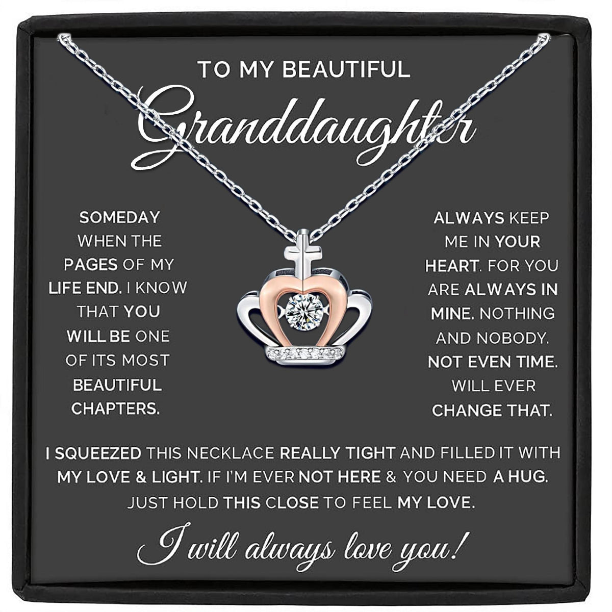 Princess CZ Necklace Birthday Gift